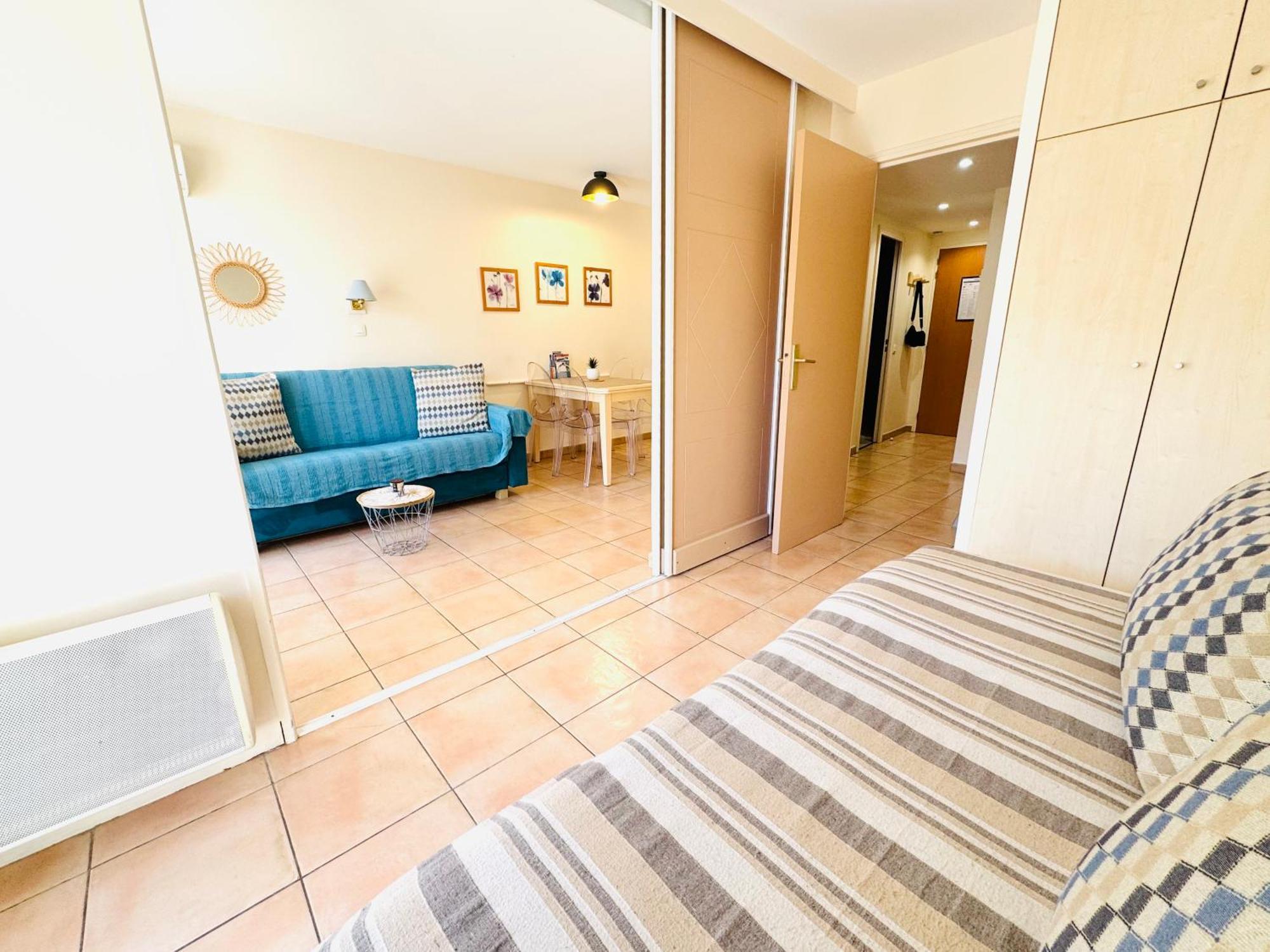 Les Rivages 2P Terrasse Parking Appartement Menton Buitenkant foto